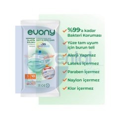 Evony 3 Katlı Cerrahi Maske 240'lık