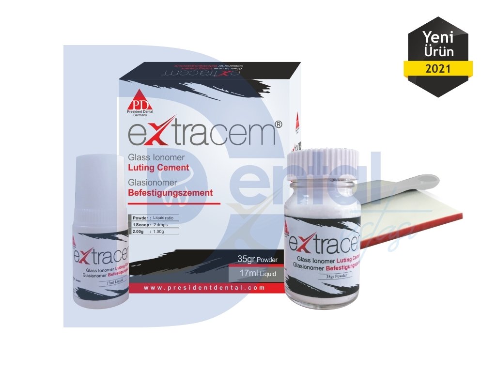 President Dental Extracem Cam İyonomer Yapıştırma