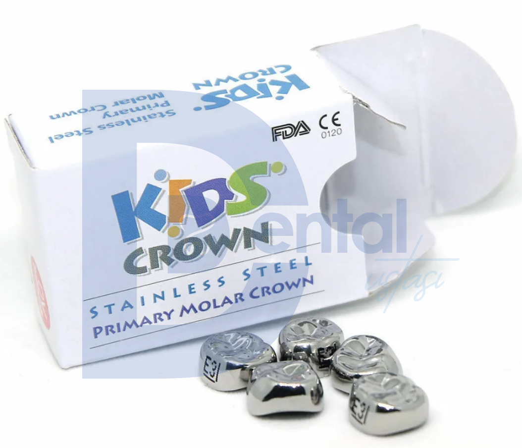 Shinghung Paslanmaz Kron Set Çocuk Molar 5'li