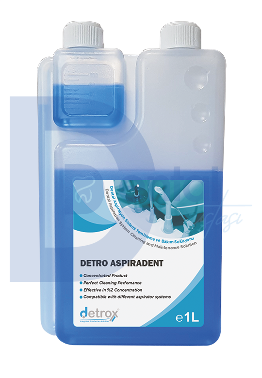 Detrox Aspiradent Aspiratör Dezenfektanı 1 lt.
