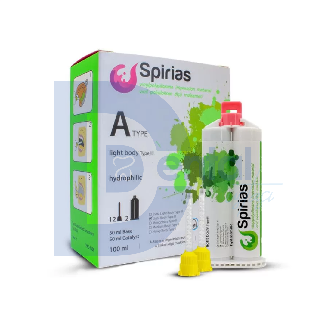 Imicryl Spirias A Silikon Light Body 2*50 ml.