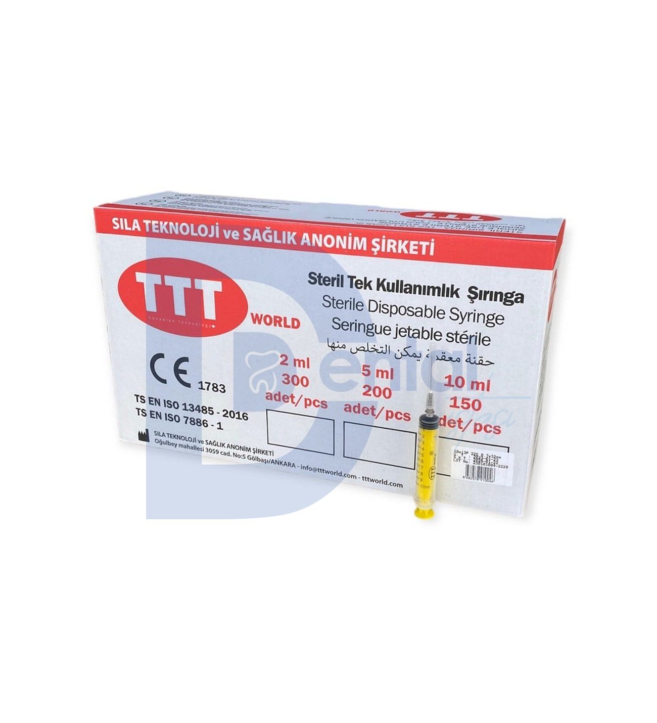 TTT World 40 ml. Enjektör 300'lük