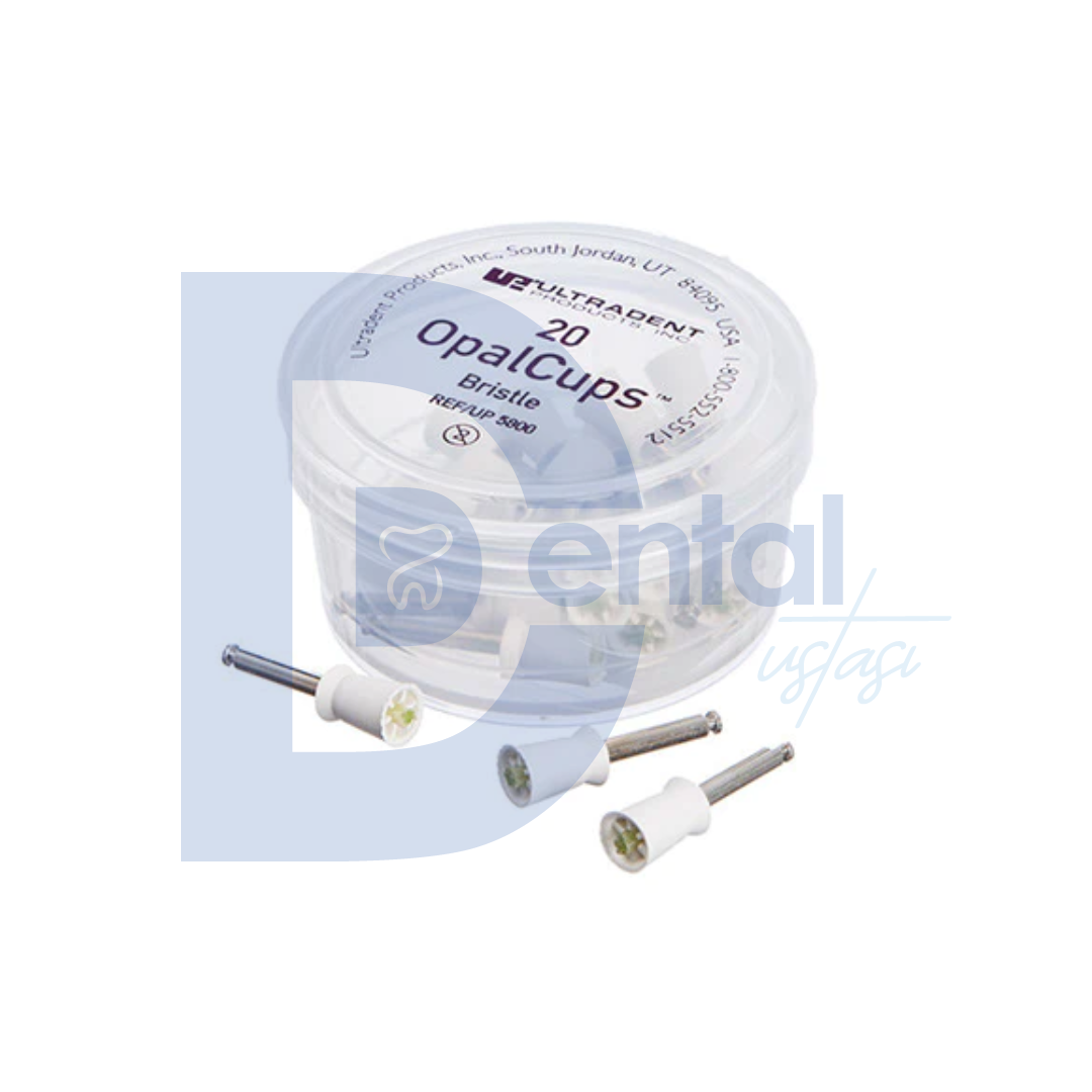 Ultradent Opalcups Fırçalı Beyaz