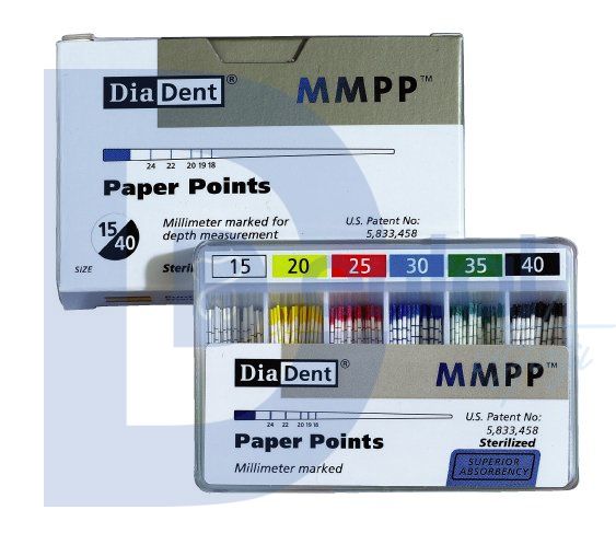 Diadent İşaretli Paper Point