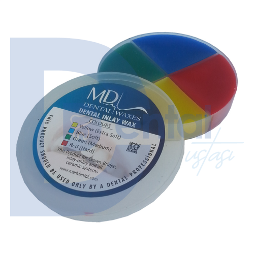 MD Dental 4 Renk Yuvarlak Mum