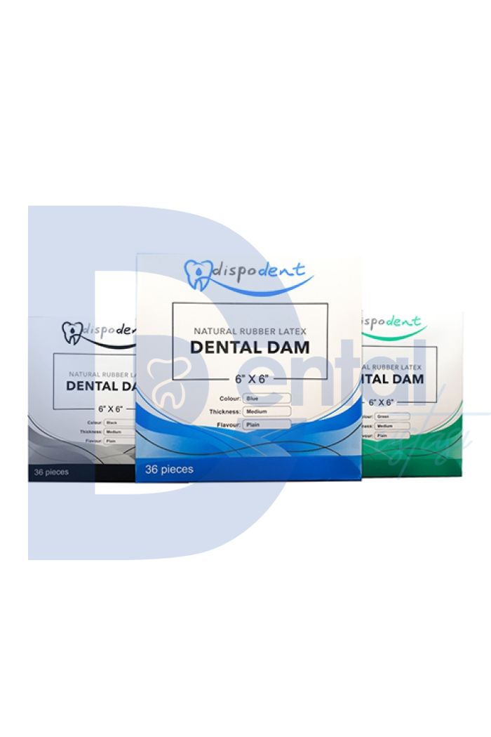 Dispodent Rubberdam Lastik 6*6 cm
