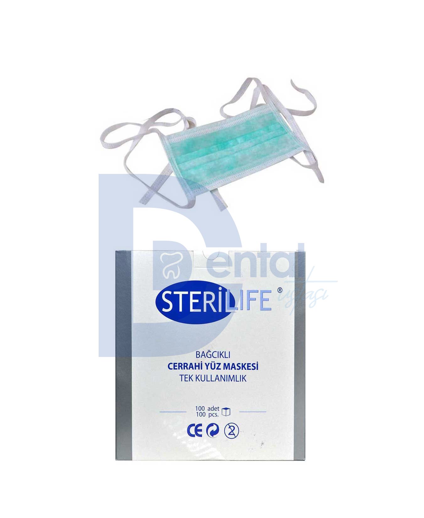 Sterilife Bağcıklı Maske 100'lü
