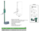 Insize Dijital Tek Sütunlu Mihengir 0-600mm , 0.01 mm  Mihengir | 1150-600