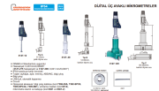 Insize Dijital Üç Ayaklı Mikrometre 25-30mm , 0.98-1.18'' | 3127-30