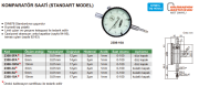 Insize Mekanik Komparatör Saati (Standart Model) 5mm | 2308-5A