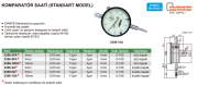 Insize Mekanik Komparatör Saati (Standart Model) 10mm | 2308-10A