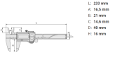 Mitutoyo Dijital Kumpas 150 mm | 500-716-20