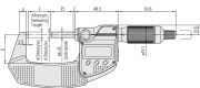 Mitutoyo Dijital Dış Çap Mikrometresi (QuantuMike) 0-25 mm | 293-140-30