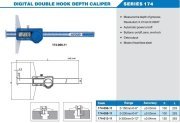 Accud Dijital Çift Kancalı Derinlik Kumpası 200mm | 174-008-11