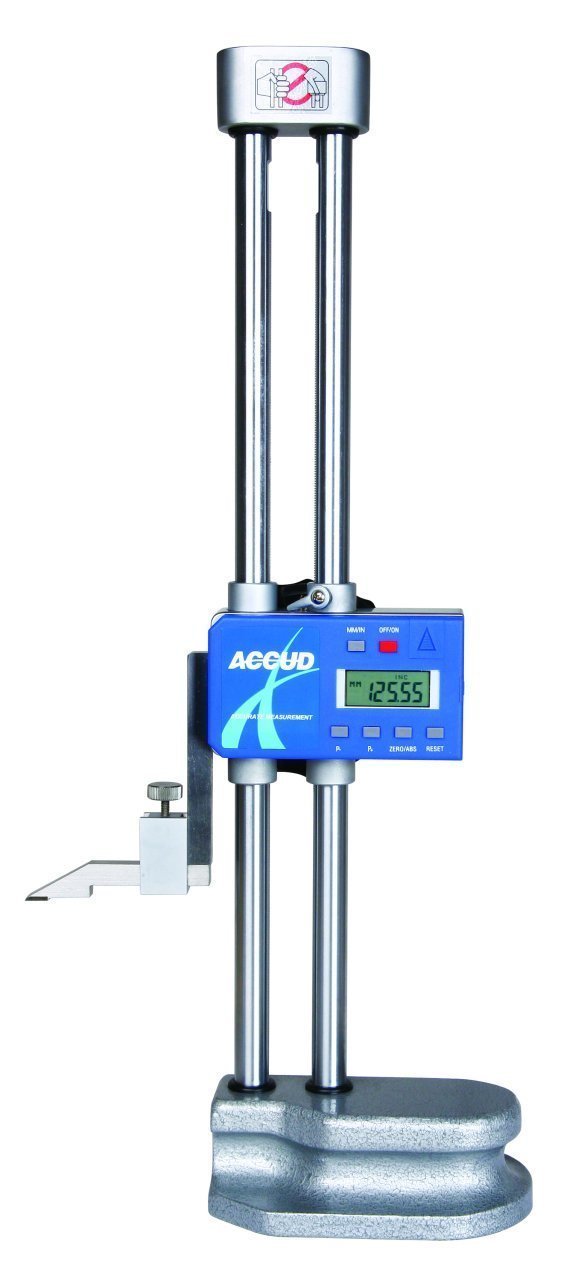 Accud Dijital Çift Sütunlu Mihengir 300mm | 182-012-11