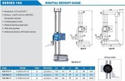 Accud Dijital Çift Sütunlu Mihengir 600mm | 182-024-11