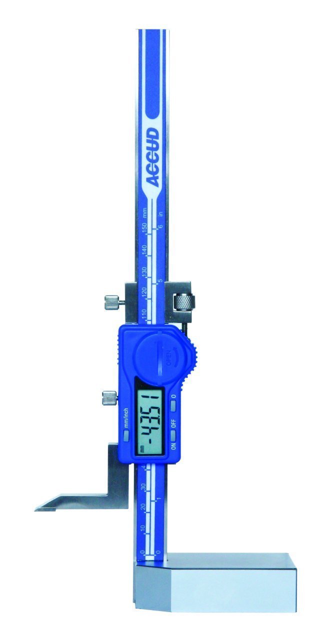 Accud Dijital Mini Yükseklik Mihengiri 200mm | 183-008-11