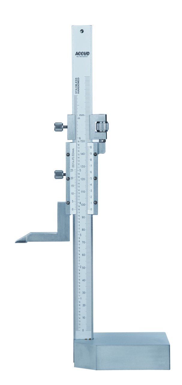 ACCUD Mini Mekanik Yükseklik Mihengiri 200mm | 187-008-11