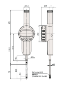 Mitutoyo Dijital Komparatör Saati 50.8mm | 543-490B