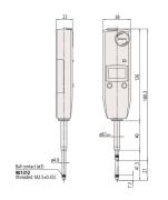 Mitutoyo Dijital Komparatör Saati 25.4mm | 575-121