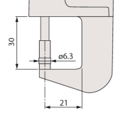 Mitutoyo ABSOLUTE Dijital Kalınlık Ölçme Komparatörü 0-12mm | 547-401