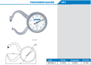 ACCUD Kalınlık Komparatörü 0-10mm | 451-010-11
