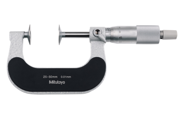 Mitutoyo Disk Ölçü Yüzlü Mikrometre 25-50 mm | 123-102