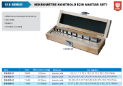 ACCUD Mikrometre Kontrolü İçin Mastar Seti | 518 Serisi