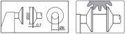 ACCUD Dijital Sabit Milli Disk Mikrometresi 0-100mm | 332 Serisi