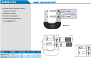 Accud Limit Mikrometresi 0-50mm | 335 Serisi