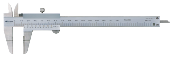 Mitutoyo İnce Çeneli Kanal Kumpası 0-150mm/0,02mm | 536-134