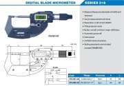 ACCUD Dijital Bıçak Ağızlı Mikrometre 0-50mm | 316 Serisi