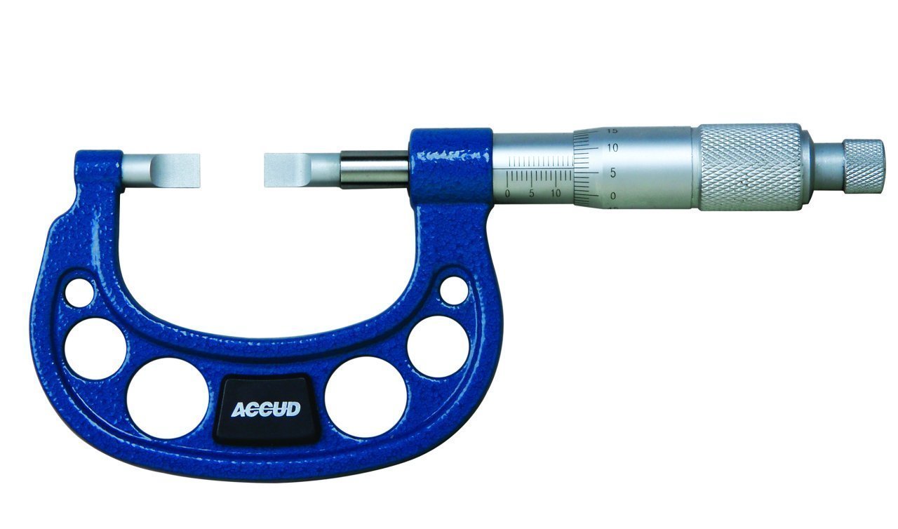 ACCUD Mekanik Bıçak Ağızlı Mikrometre 0-50mm | 326 Serisi