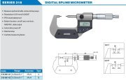 ACCUD Dijital Pim Uçlu Mikrometre 0-100mm | 318 Serisi