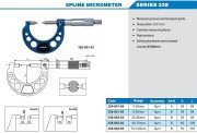 ACCUD Mekanik Pim Uçlu Mikrometre 0-175mm | 328 Serisi