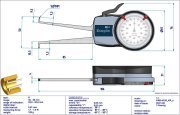 Kroeplin Mekanik İç Çap Kanal Komparatörü '30-50 mm' | H230