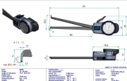 Kroeplin Mekanik İç Çap Kanal Komparatörü '15-60 mm' | H415