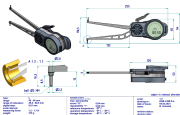 Kroeplin Dijital İç Çap Kanal Komparatörü '50-80 mm' | L350