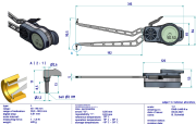 Kroeplin H440 Mekanik İç Çap Kanal Komparatörü '40-90 mm' | H440