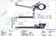 Kroeplin Mekanik İç Çap Kanal Komparatörü '180-310 mm' | H4M180