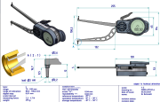 Kroeplin Dijital İç Çap Kanal Komparatörü '70-100 mm' | L370