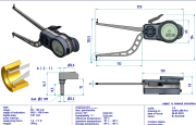 Kroeplin Dijital İç Çap Kanal Komparatörü '90-120 mm' | L390