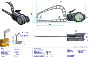 Kroeplin Dijital Dış Çap Kanal Komparatörü '0-50 mm' | K4R50