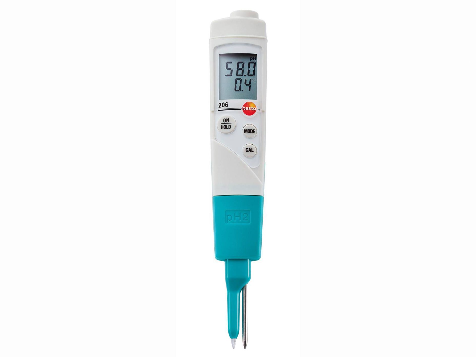 Testo pH ve Sıcaklık Ölçer (Yarı-Katı Gıda) | Testo 206 pH2