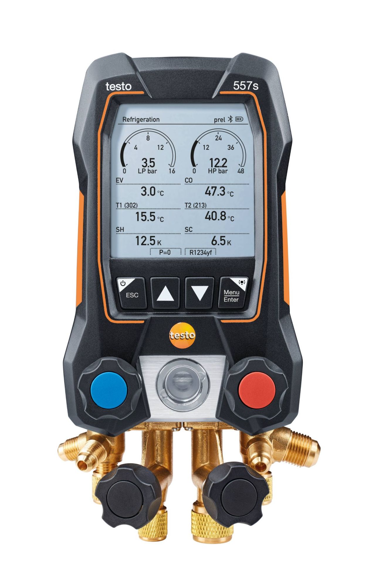 Testo Akıllı Dijital Manifold Seti '4 Yollu Valf' | Testo 557S
