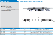 ACCUD Boru Tip İç Çap Mikrometresi 1000-5000mm | 357 Serisi