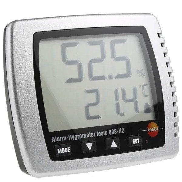 Testo Sıcaklık ve Nem Ölçer (ÇOK HASSAS) Alarmlı | Testo 608-H2