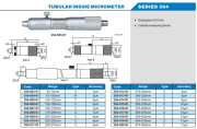 ACCUD İç Çap Mikrometresi 50-500mm | 354 Serisi 354-011-01 (250-275mm)