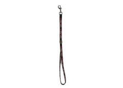 Grooming Noose with Pawprint Black Nylon Noose