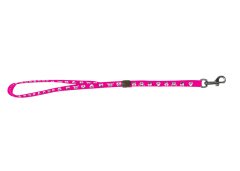 Grooming Noose with Skull Hot Pink Nylon Noose